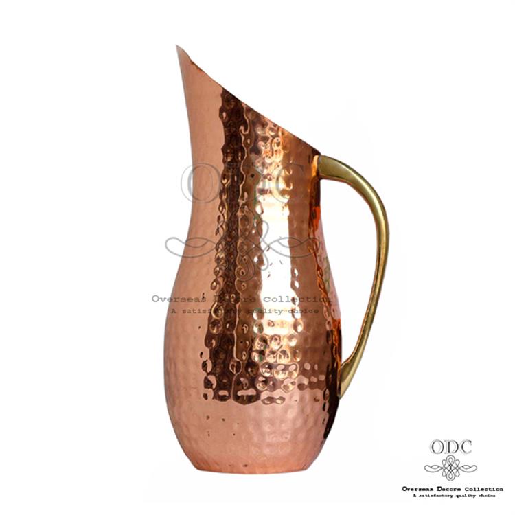 Eye-catching Shiny Hammered High-quality Pitcher