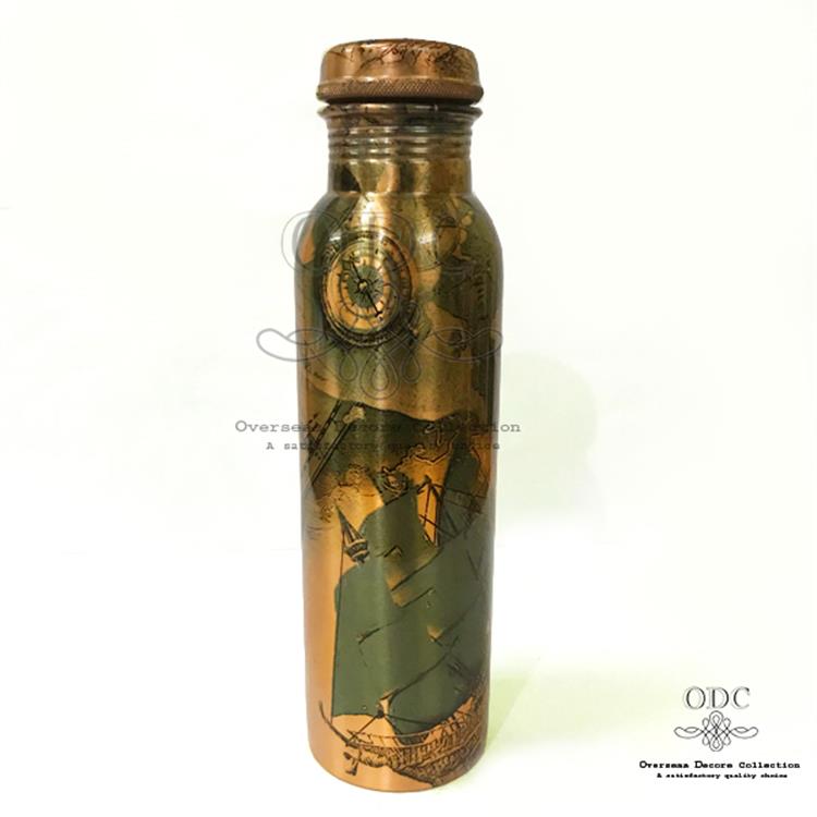 Pure Ayurveda 100% Copper Latest Printed Bottle 