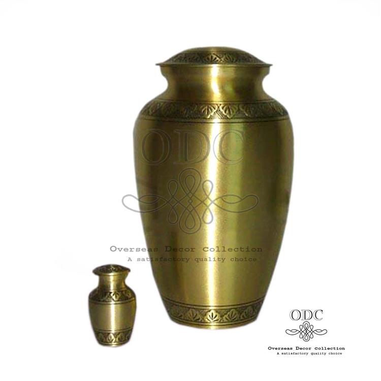 Brass Classic Matt Engraving Urns