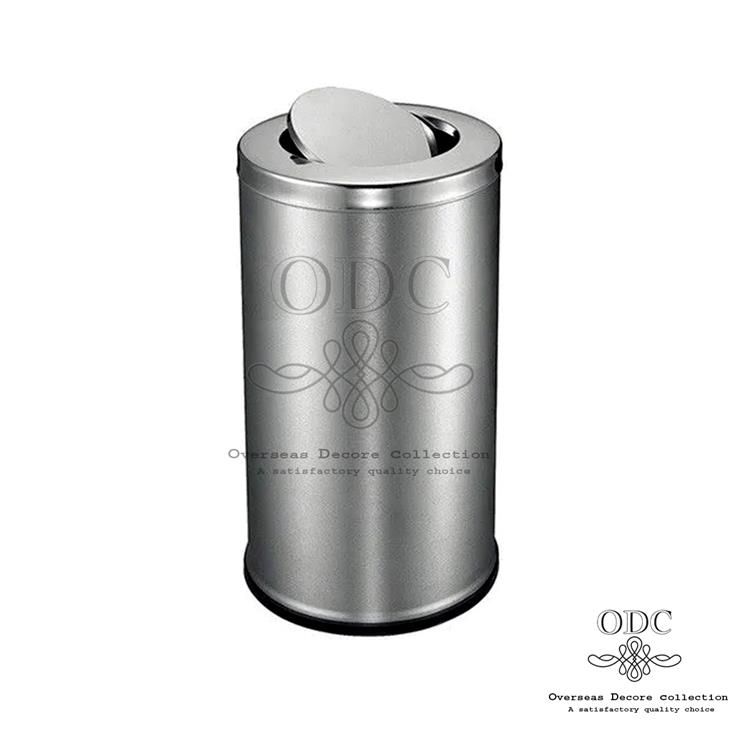 Stainless Steel Matt Finish Dustbin with Lid